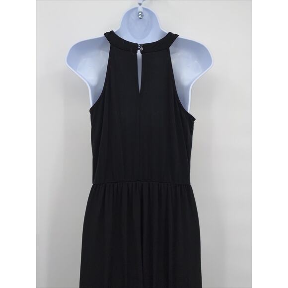 Charming Charlie Stretch Color block Halterneck Sleeveless Midi Maxi Dress Small - Picture 5 of 11